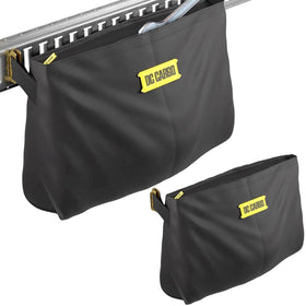 DC Cargo Mall front view of E-Track storage bag showing durable canvas and zipper benefit: organized storage