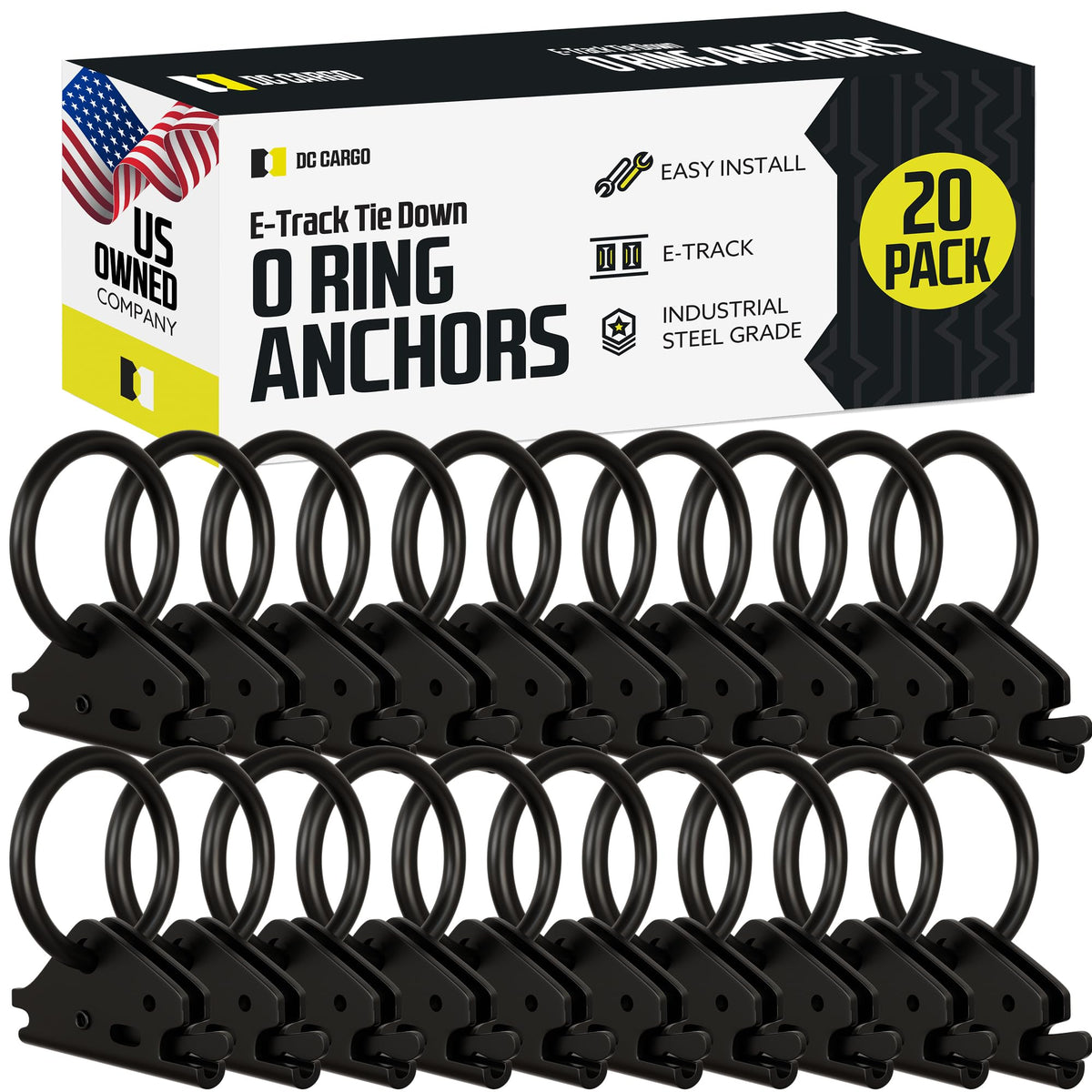 DC Cargo Mall O-rings used in loaded trailer scene showing practical use and cargo organization