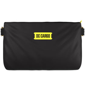 DC Cargo Mall loaded with ratchets and strap coils demonstrating 50 lb capacity