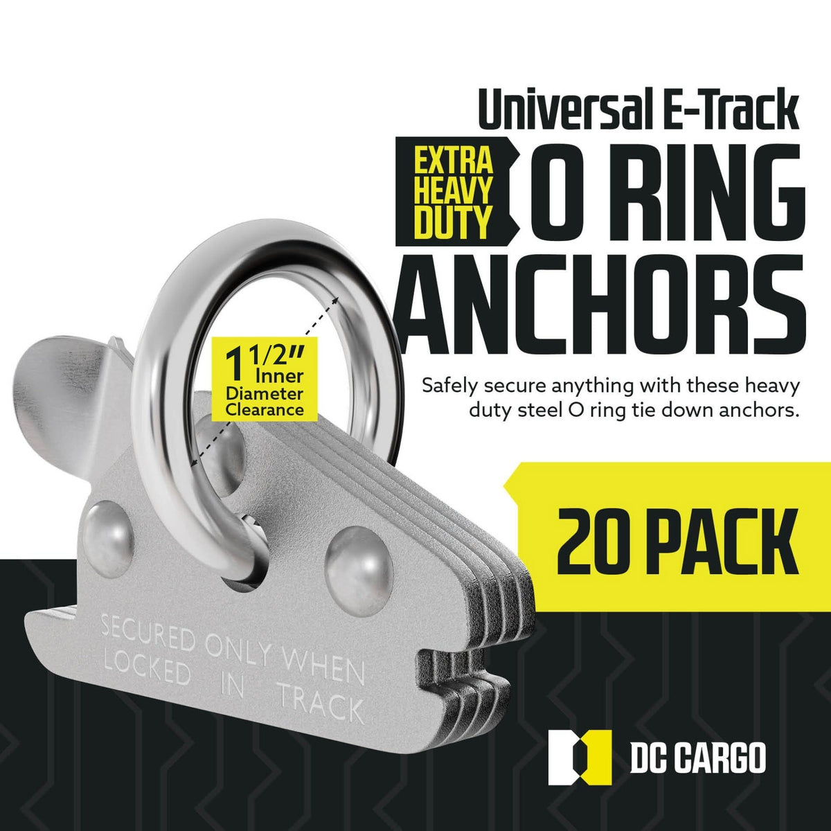 DC Cargo Mall O-ring close-up of spring fitting highlighting quick install benefit