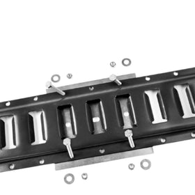 DC Cargo Mall closeup of zinc‑plated plate texture for corrosion resistance