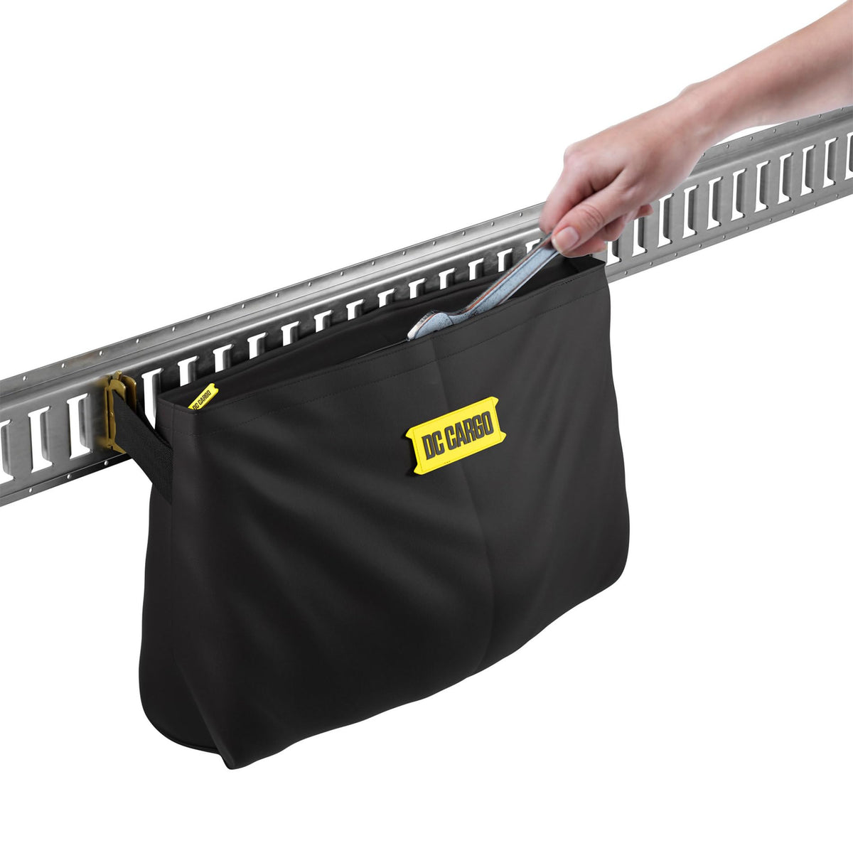 DC Cargo Mall held by hands showing 14 by 24 inch scale for size clarity