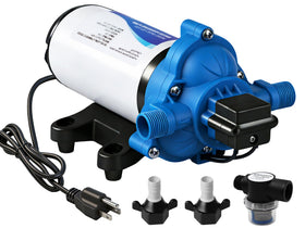 DC HOUSE front view of pump kit showing complete installation parts and easy setup