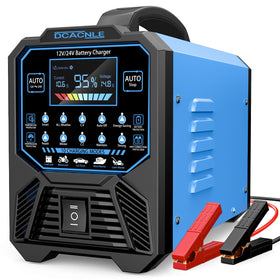 DCACNLE front panel display shows status and benefits quick charging clarity