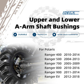 DCOMA close-up showing bushing texture and durable materials for wear resistance