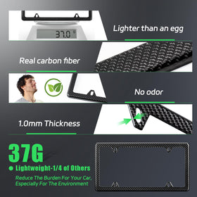 DCRCFIBER back view with anti-vibration pads for quieter, rattle-free mounting