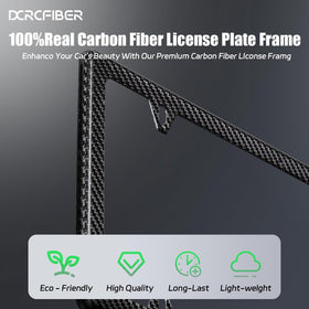 DCRCFIBER mounted on car bumper demonstrating visual upgrade and compatibility