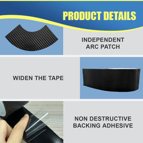 DEAELF arc sticker detail highlighting curved fit and strong waterproof seal