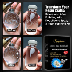 DEAPLLEONC polishing tool in hand demonstrating even buffing action for consistent high-gloss results