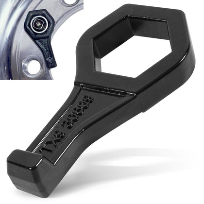 Deargooday front view of porkchop cap nut wrench showing shape and fit benefit