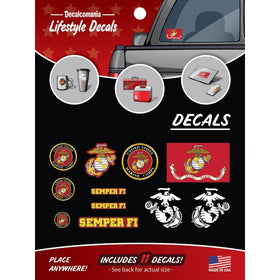 DECALCOMANIA LIFESTYLE DECALS retail pack shows official hologram and gift-ready presentation