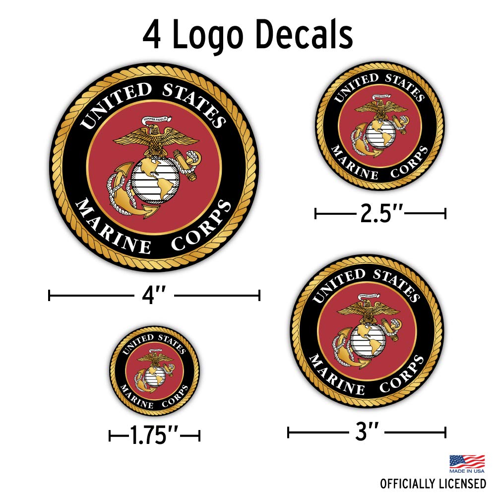 DECALCOMANIA LIFESTYLE DECALS gold chrome large emblem emphasizes bold, weatherproof shine