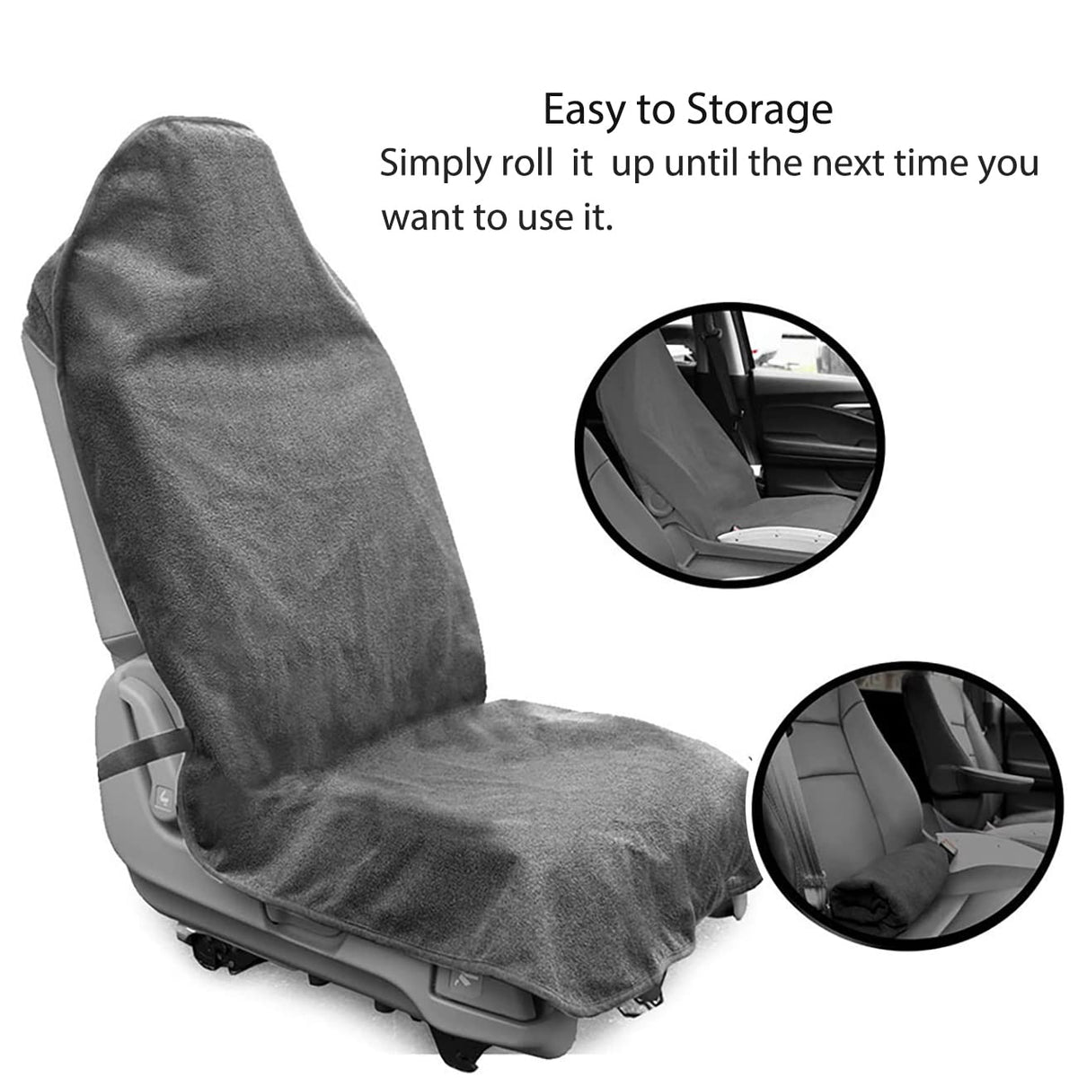 DECKALY rolled and strapped for compact storage and easy transport