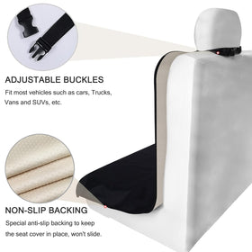 DECKALY installed in SUV rear seat showing protection in use