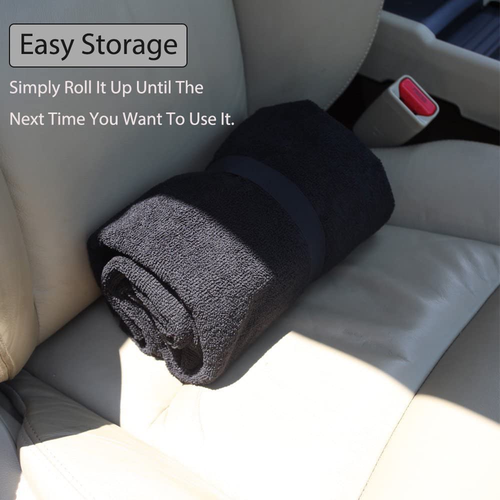 DECKALY seat in use with athlete entering car demonstrating sweat protection