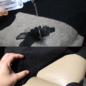 DECKALY installed on driver seat demonstrating protection after gym