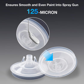 Decwls sealing plug inserted in cup to store leftover paint and prevent drying