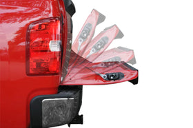 DEE ZEE installed on truck with tailgate lowered showing quiet, controlled drop