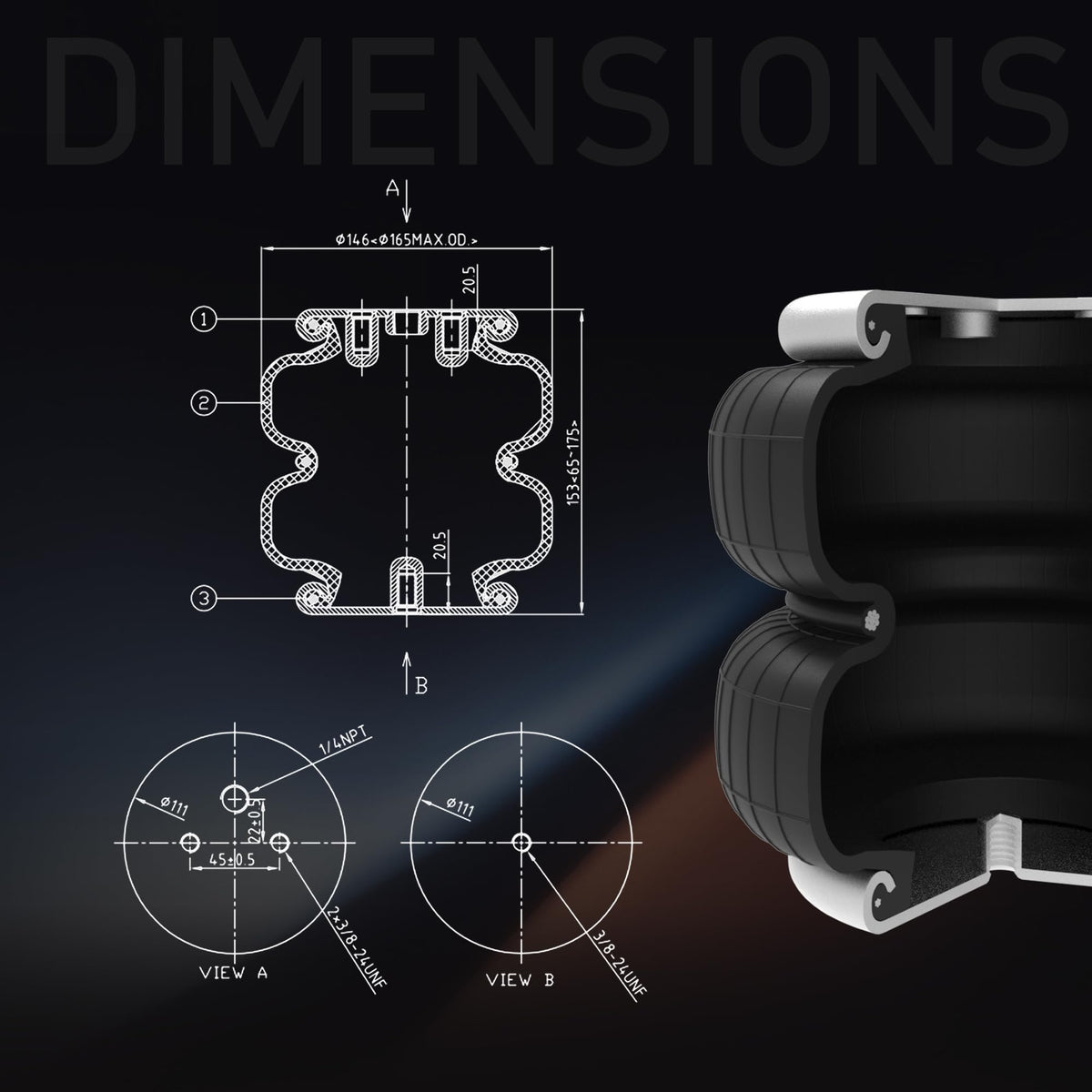 DEEAGLE mounting brackets and hardware laid out for easy identification and installation