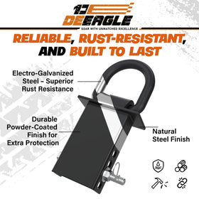 DEEAGLE D-ring installed in stake pocket demonstrating secure attachment benefit