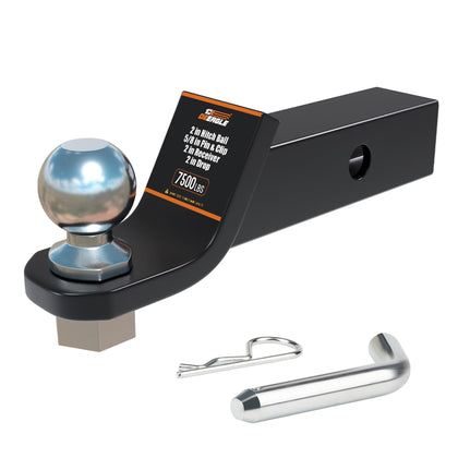 DEEAGLE front-facing mounted hitch showing durable finish and secure fit