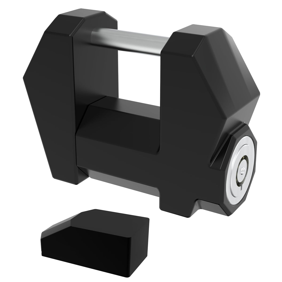 DEEAGLE front view showing lock installed and secure fit