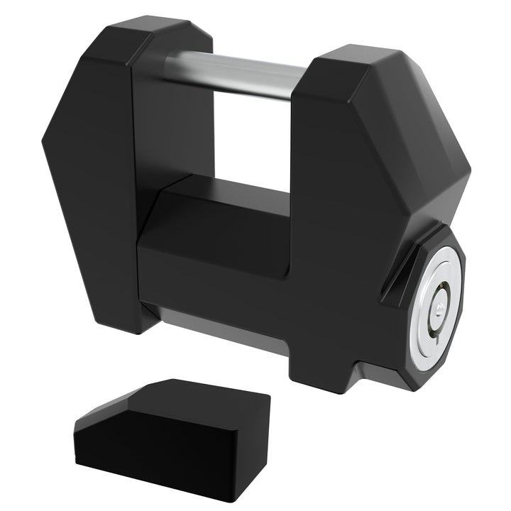 DEEAGLE front view showing lock installed and secure fit