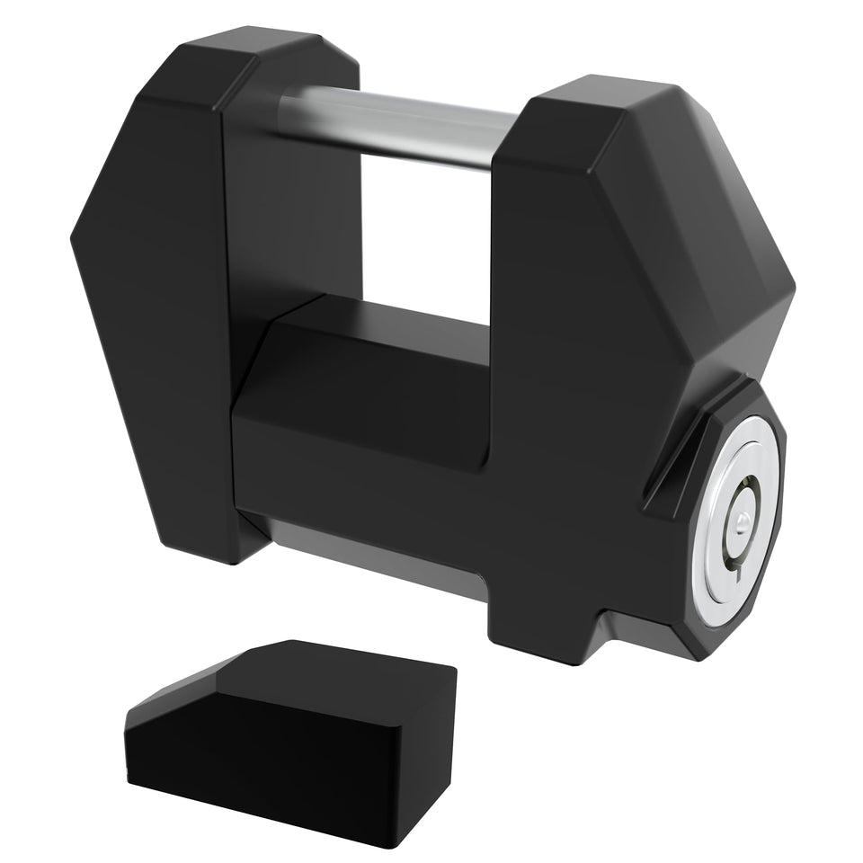 DEEAGLE front view showing lock installed and secure fit