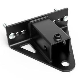 DEEAGLE front view of hitch showing 2 inch receiver and robust design benefit