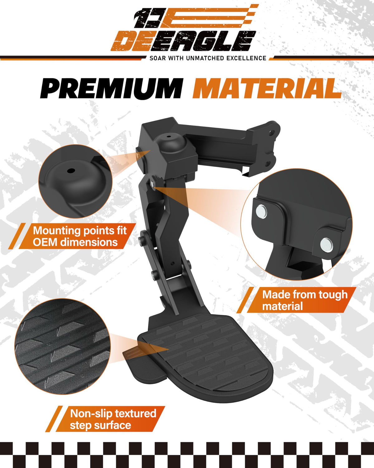 DEEAGLE included installation hardware and instructions for quick fit