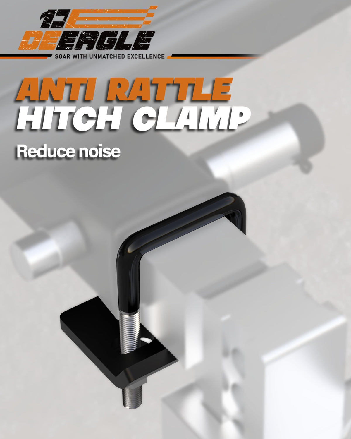 DEEAGLE hitch installed on truck showing real-world towing readiness and secure fit