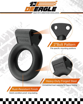 DEEAGLE mounted in adjustable channel bracket for fast installation