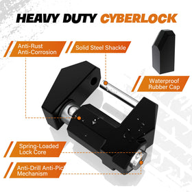 DEEAGLE rubber cover detail protecting lock from weather