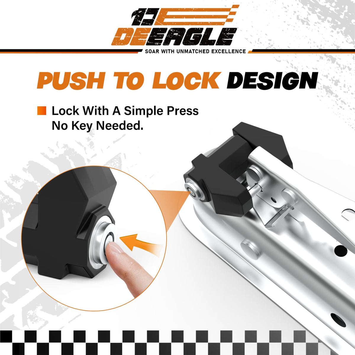 DEEAGLE side profile showing aluminum body and corrosion-resistant finish