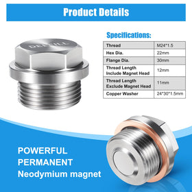 DEEFILL copper washer close-up highlighting annealed seal for leak prevention