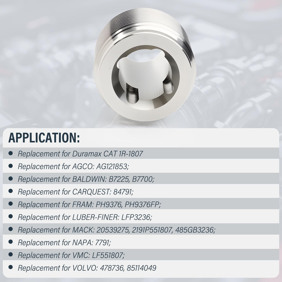 DEEFILL engraved SUS304 marking on adapter highlighting corrosion-resistant material