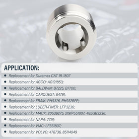 DEEFILL engraved SUS304 marking on adapter highlighting corrosion-resistant material