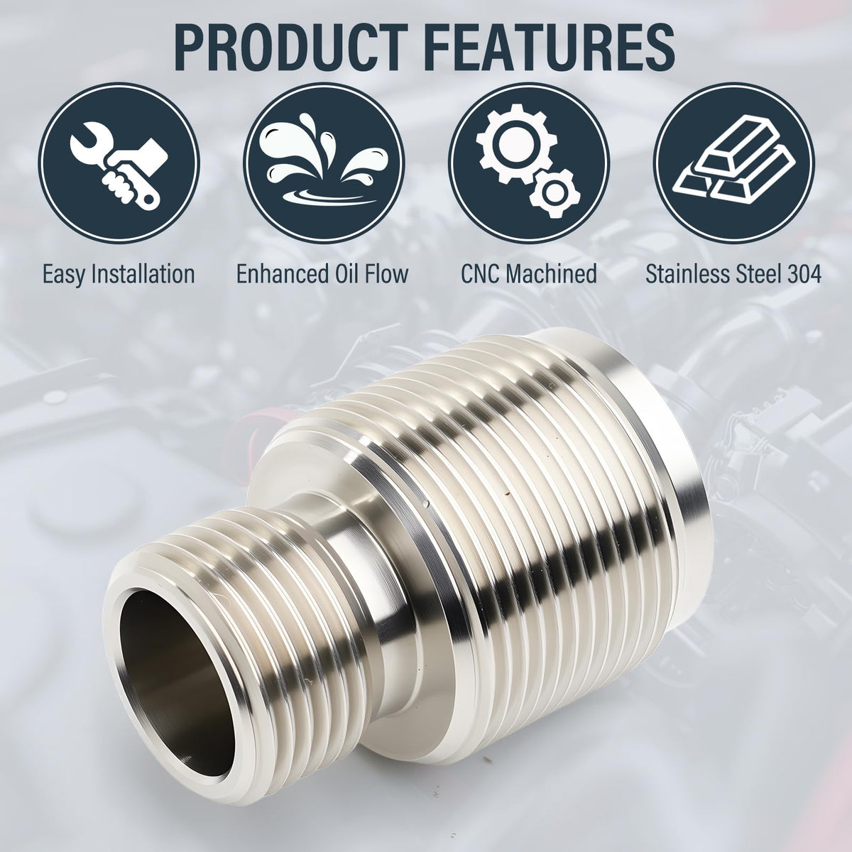 DEEFILL packaged adapter with included single piece indicating ready-to-install convenience