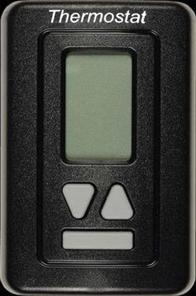 DEENGK thermostat front panel showing clear display and easy controls for precise temperature