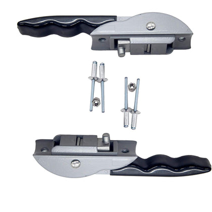 DEF handle front view showing mounting base and durable finish for reliable replacement