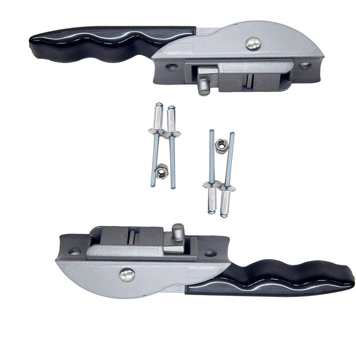 DEF handle front view showing mounting base and durable finish for reliable replacement