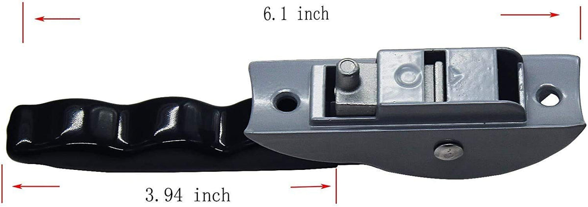 DEF handle close-up of polyethylene grip showcasing ergonomic texture and anti-slip benefit