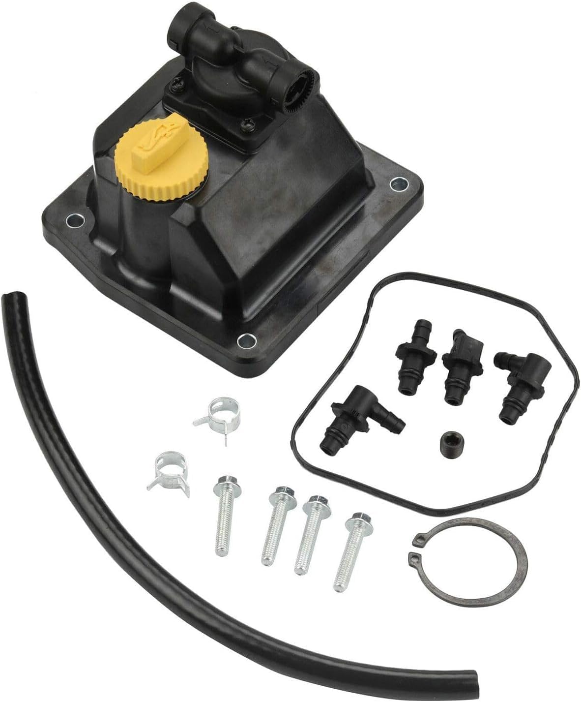 DEF fuel pump front assembly showing compact design and easy replacement benefit