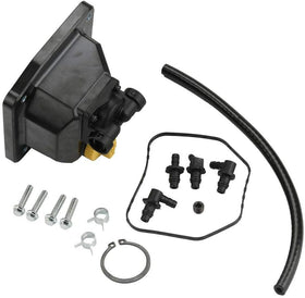 DEF fuel pump side adapters detail highlighting included fittings for quick fitment