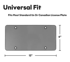 DEFEK frame mounted on car rear offering a clean, protected license display