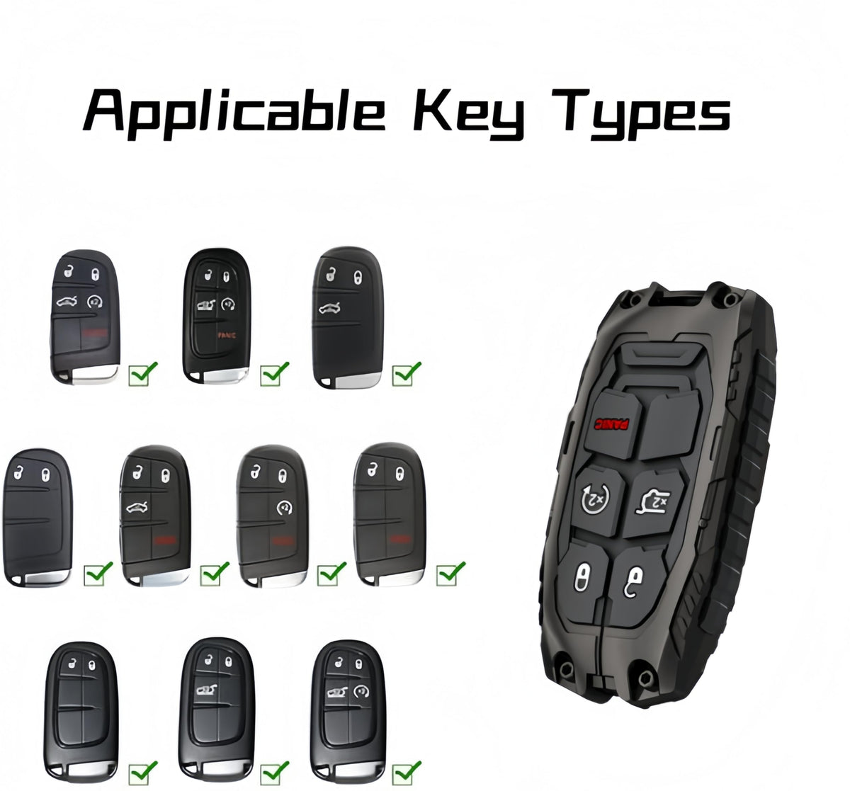 DEGEMEEN side profile revealing slim zinc alloy edge and secure snap-on design benefit