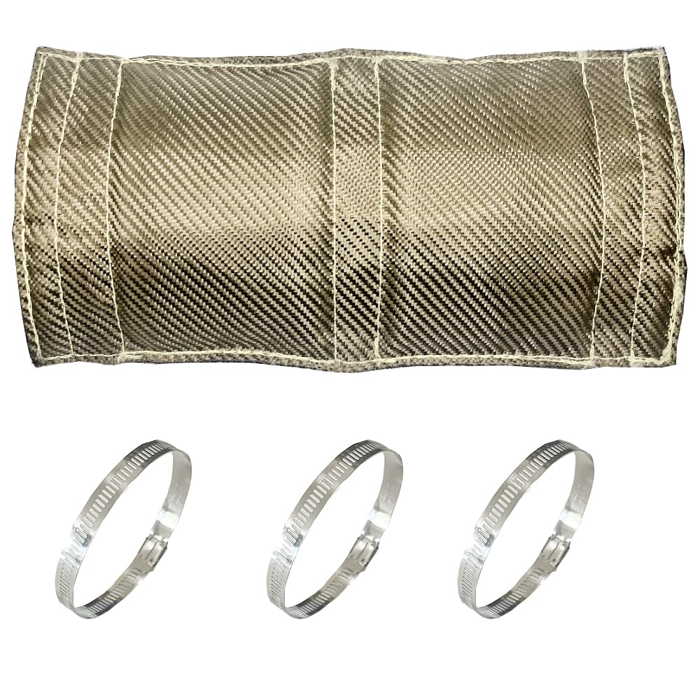 DEGEOBERLIN front packaging view showing compact heat shield and clamps protecting parts