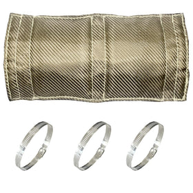 DEGEOBERLIN front packaging view showing compact heat shield and clamps protecting parts