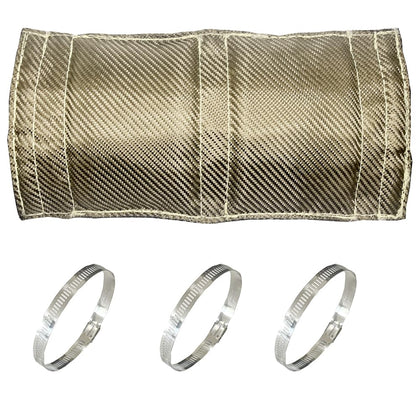 DEGEOBERLIN front packaging view showing compact heat shield and clamps protecting parts