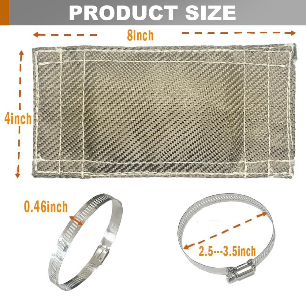 DEGEOBERLIN heat shield installed on motorcycle exhaust protecting boots and wiring from heat